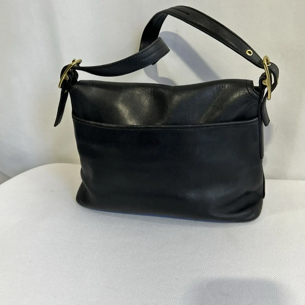 Coach Handbag Black Hobo Handbag #M2W -9828 VINTAGE